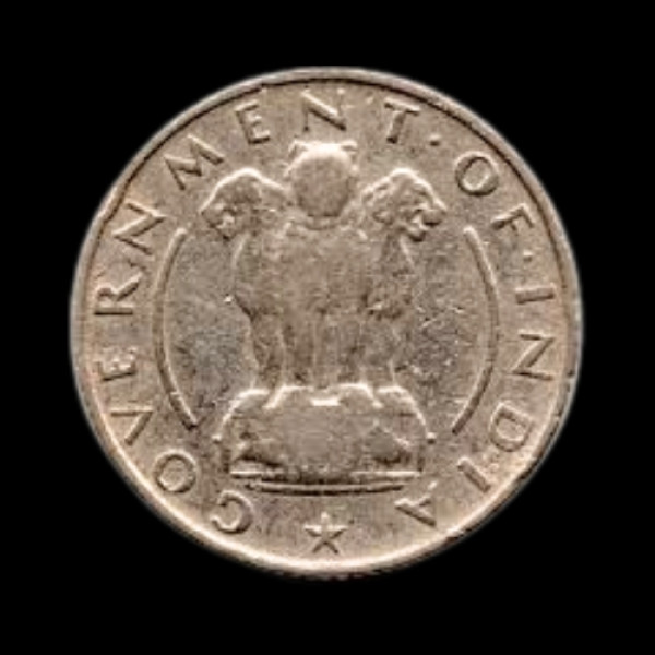 ¼ Rupee Coin 1950 (Republic of India)