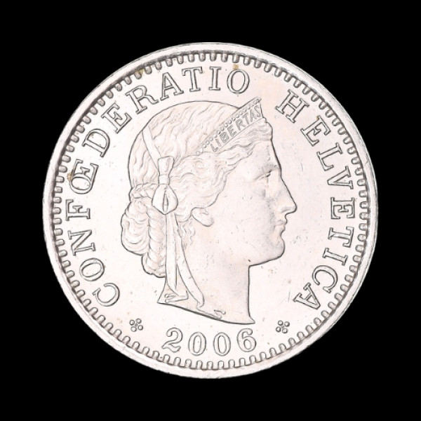 Swiss 20 Rappen (20 Centimes) coin - 2006