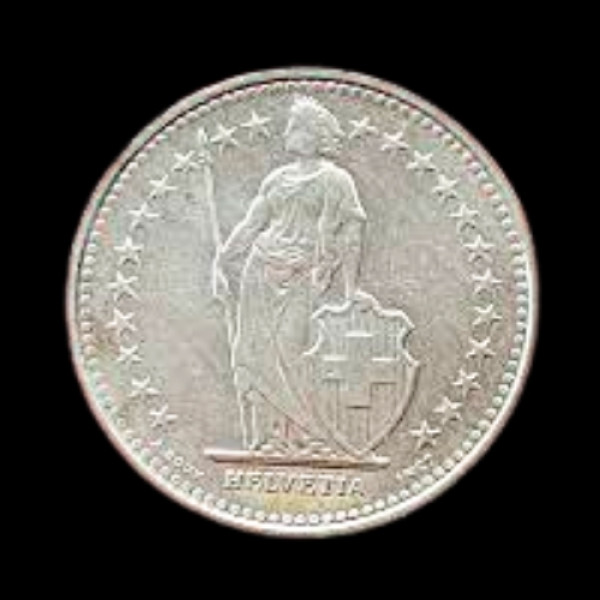 Swiss ½ Franc (Half Franc) coin - 1992